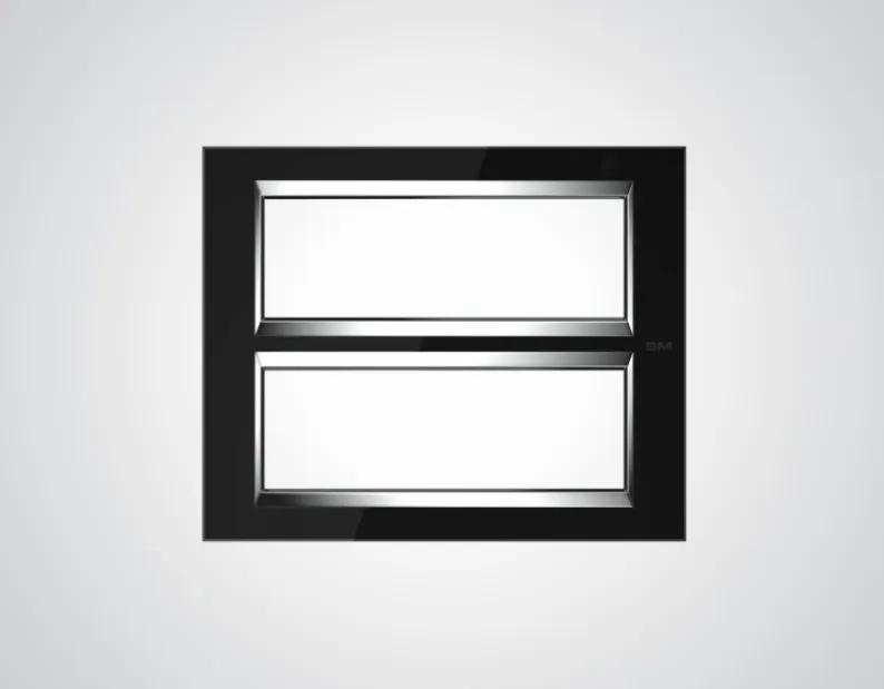 GM Modular Naturalz Regular - 12 M Cover Plate PU 12 011-Silk Black