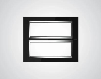 GM Modular Naturalz Regular - 12 M Cover Plate PU 12 011-Silk Black by GM Modular : Colours available: Black