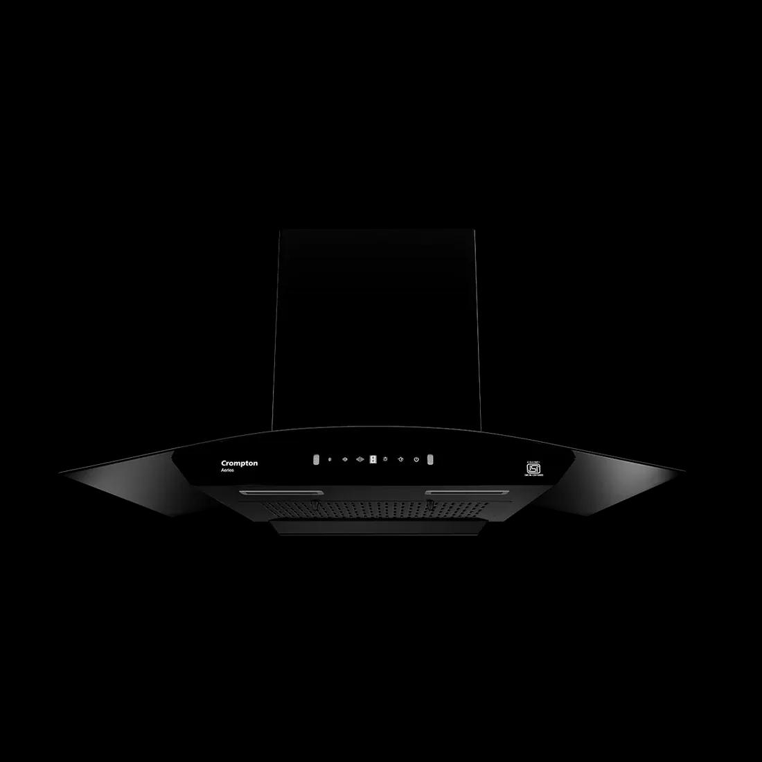 Crompton Aeries Curv Filterless Ind Chimney 75cm
