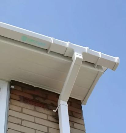 AV Roof Rainwater Gutter For Residential And Commercial Building by AV Roofings : Colours available: White 2 2
