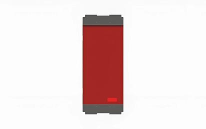 Norisys Dedicated Red Switch 25A One-way with Indicator - 1 Module by Norisys : Colours available: IndianRed