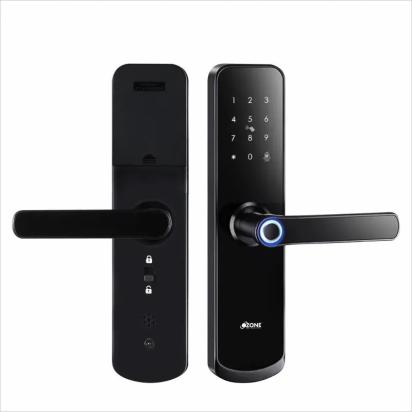 Ozone Smart Digital Lock for Wooden & Metal Doors - OZ-FDL-04-Std Black by Ozone for Entrance : Colours available: Black