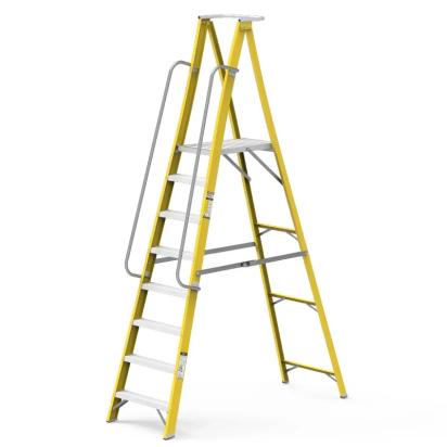 Youngman Y-Access PROPF Ladder - Platform Ladder - Size - 6\3 by Y Equipment Services : Colours available: Gold 1 3