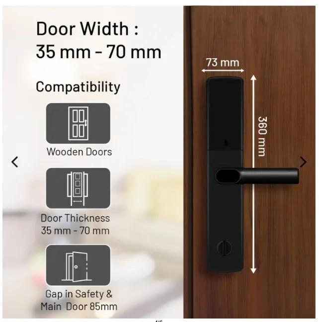 AceLine A2 Sweden Alpha 10 Smart Digital Door Lock 3