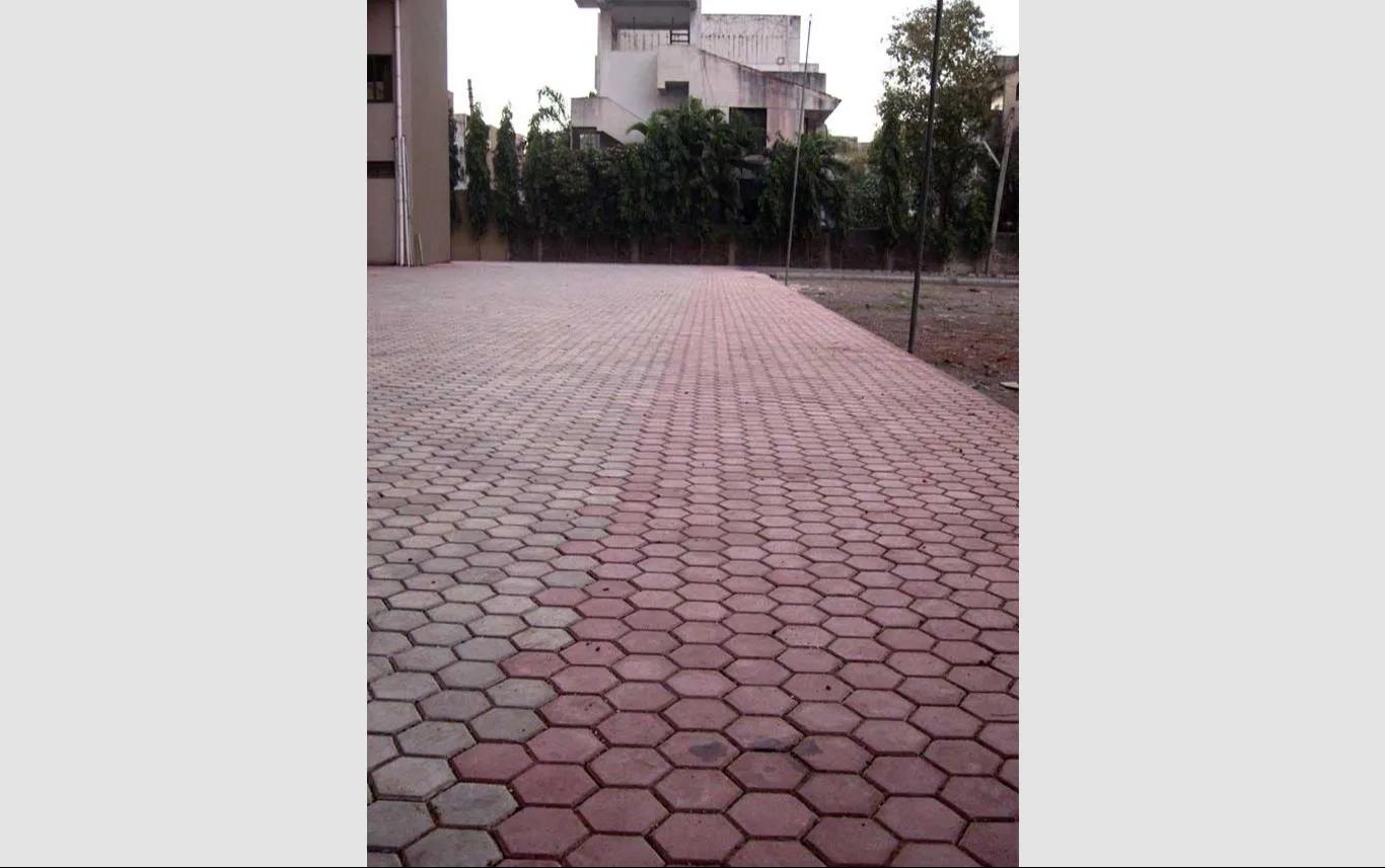 Vyara Trihex Grooves Pavers 2