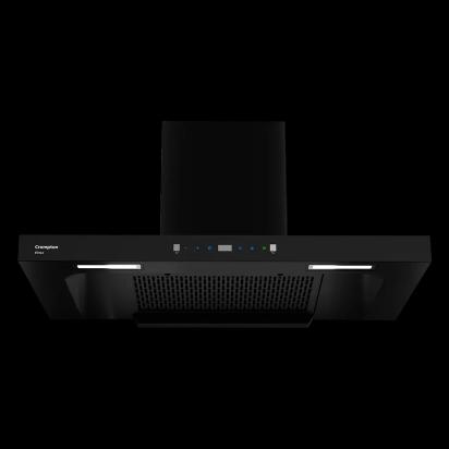 Crompton Eliteo Box Filterless Chimney 90cm by Crompton : Colours available: Black