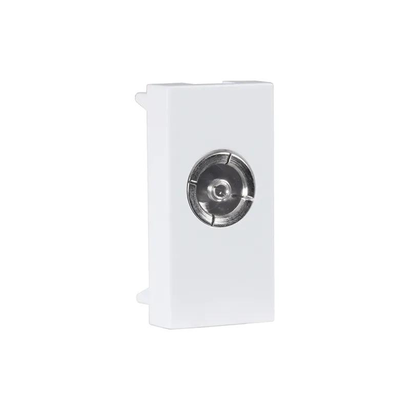 Orpat Platinum Series Support Modules T.V. Socket OPST-7237 White (Pack of 35) 1