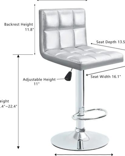 GKW Bar Stool: Armless Kitchen Counter Back Bar Chairs by Studio GKW 1 8