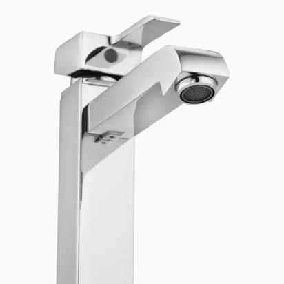 Gravity Single Lever Basin Mixer 35mm One Piece Brass Faucet/Basin Tap For Bathroom - Chrome by Gravity Bath : Colours available: Chrome 2 2