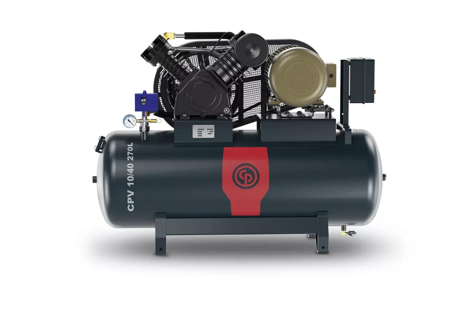 Chicago Pneumatic Cast Iron Piston Air Compressor 3HP-10HP 1