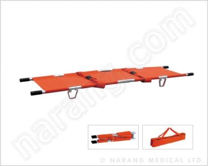 Narang Medical HF5064 : Stretcher Double Folds by Narang Medical Limited : Colours available: Orange