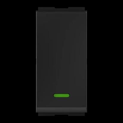 GM Modular Ziconoc Switches 10AX 1 Way Switch with Indicator (LED) AA 1 362 - Electric Grey by GM Modular : Colours available: DarkSlateGray