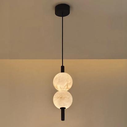 The Living Influence ORB Pendant Light - Alabaster