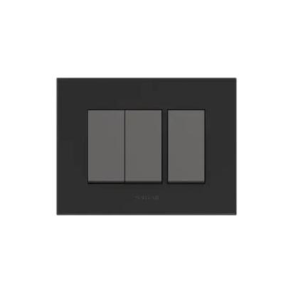 Polycab Caprina - 8M Sq. Grid Frame + Cover Levana (Black) by Polycab : Colours available: Black