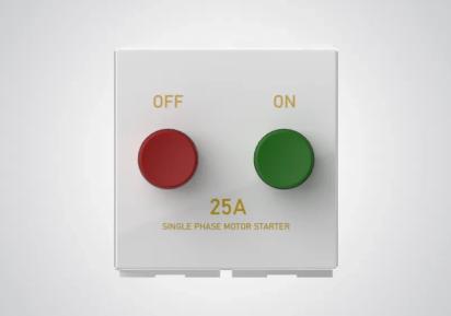 GM Modular Motor Starter AA 2 140 - Glossy White by GM Modular : Colours available: White