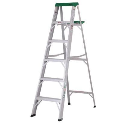 Liberti - 5-Tier Step Ladder W Top And Pail Tray by Liberti Ladders for Multipurpose : Colours available: Chrome