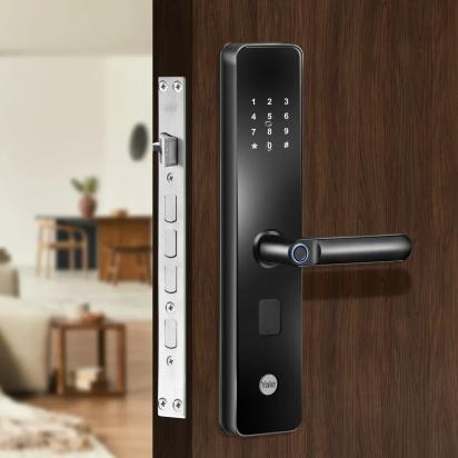 YDME100NxT Smart Door Lock - Black by Yale : Colours available: Black 5 1