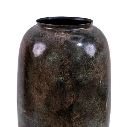 Beruru Hilda Metal Planter With Stand - Medium by Beruru for Indoor : Colours available: Brown 13 4