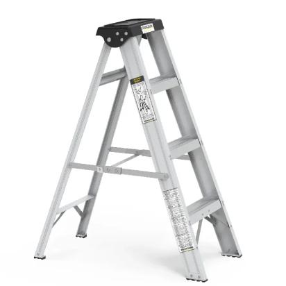 Youngman Y-Access Aluminum Single Side Self Supporting Ladder AL4 Tread-300 by Y Equipment Services : Colours available: Chrome 12 3