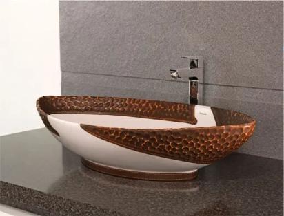 Simpolo Statson White - 183 Handcrafted Basin by Simpolo : Colours available: Beige, Brown