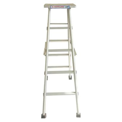 Gagan Aluminum Folding Ladder A-Type 5 Feet by Gagan Enterprises for Multipurpose : Colours available: Chrome 2 1