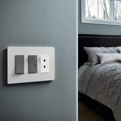 Orpat 6A 2 Pin Socket – OPST-7217 – White (Pack of 30) by Orpat : Colours available: White