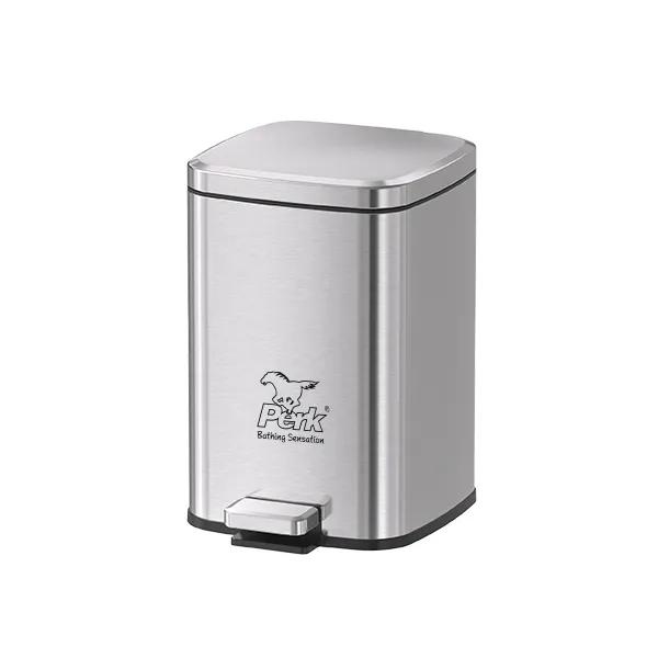 Perk Stella Dustbin 9 Litre - Matt Steel 1