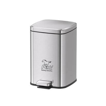 Perk Stella Dustbin 9 Litre - Matt Steel 1