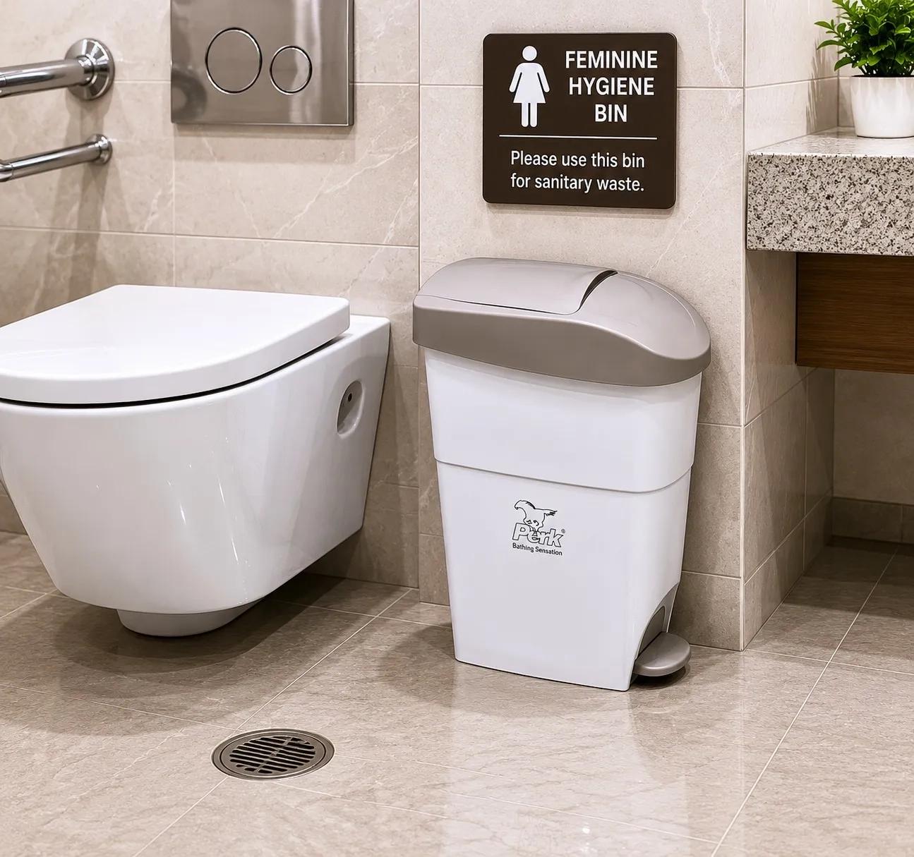 Perk Feminine Hygiene Bin