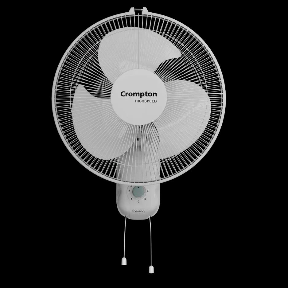 Crompton Highspeed Torpedo Wall Mounted Fan - White