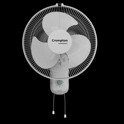 Crompton Highspeed Torpedo Wall Mounted Fan - White by Crompton : Colours available: White