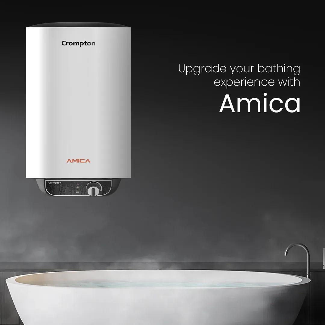 Crompton Amica Classic, 2000W Rated Storage Water Heater - 25-L 1