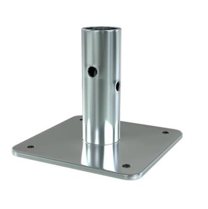 Nirmann Scaffolding Affordable Stainless Steel Industrial Scaffolding Base Plate For Long-Lasting Support by Nirmann Scaffolding : Colours available: Chrome