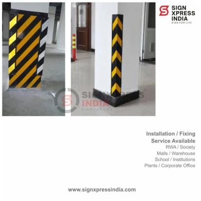 Rubber Corner Guards L Shape by Signxpress for Multipurpose 1 2