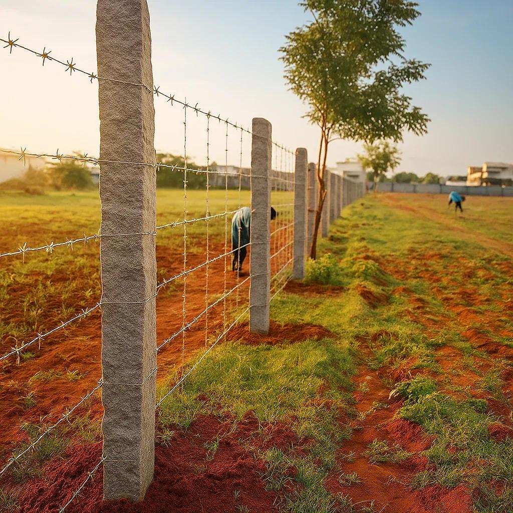 Justfence Barbed Wire Fence 1