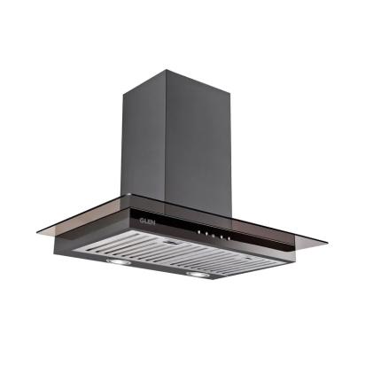 Glen Designer Kitchen Chimney with Push Button Control Baffle Filters 60cm 1000 m3/h - Black (6062 BL)