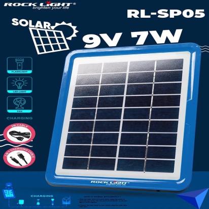 Rocklight | RL-SP05 | Versatile 9V | 7W Portable Solar Panel by Rocklight : Colours available: Blue