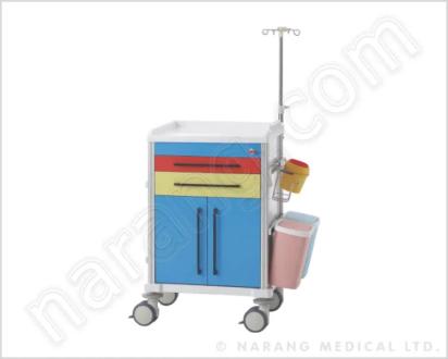 Narang Medical HF2234-1 : Emergency Trolley by Narang Medical Limited : Colours available: Multicolour