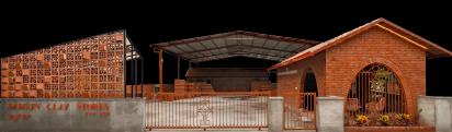 Sabsun Parametric Terracotta Brick by Sabsun Clay Stores : Colours available: Red 1 1