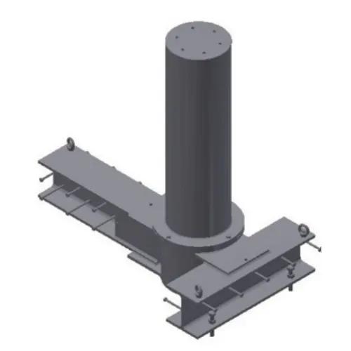 Secure K8 Shallow Mounted Fixed Bollard (M40) - Arjuna 8 (Shallow 8)
