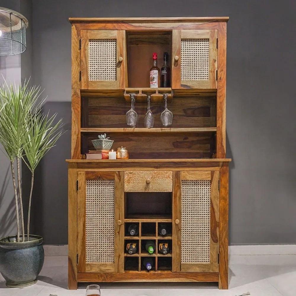Daywithwood Mango Wood Bar Cabinet