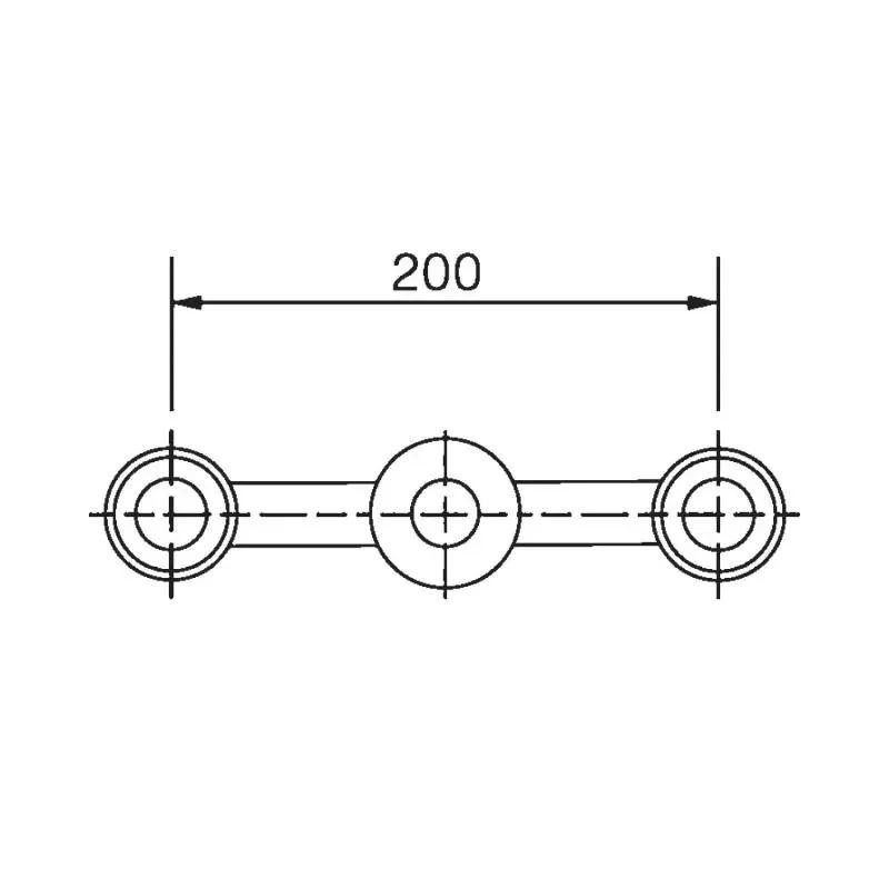 Ozone 2 Way Spider (180°) | Finish: Polished Stainless Steel 1