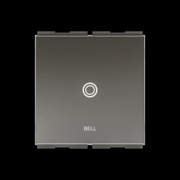 GM Modular Bell Push Switch Adore AA 2 503-Graphite Magnesia