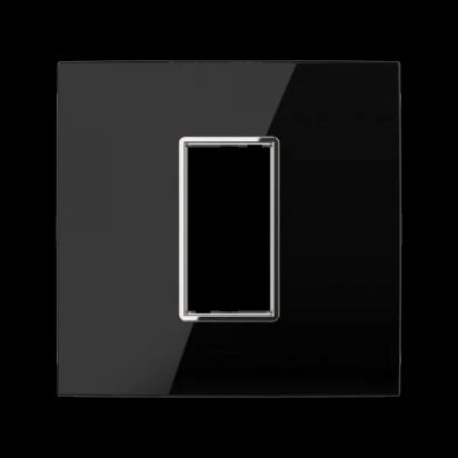 GM Modular Casaviva 1 M Cover Plate - PX SF 01 001-Black by GM Modular : Colours available: Black