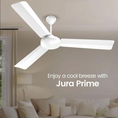 Crompton  High Speed Jura Prime Star Rated Ceiling Fan by Crompton for Multipurpose : Colours available: White 1 1