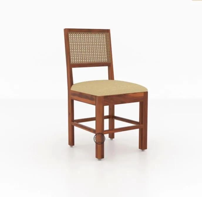 Barzisn Sheesham Wood Dining Table 4 Seater Set With Chairs 3