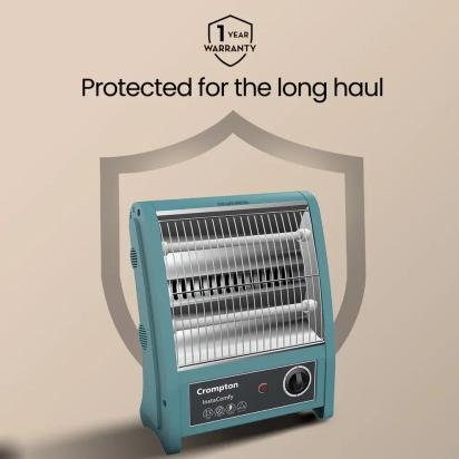 Crompton Insta Comfy 800 W Quartz Room Heater by Crompton : Colours available: CadetBlue 5 3