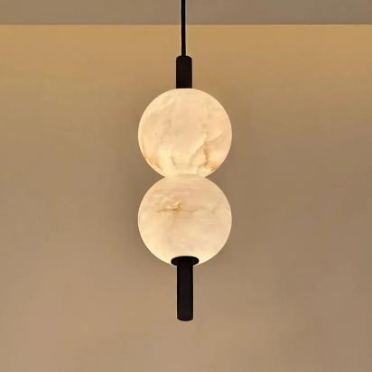 The Living Influence ORB Pendant Light - Alabaster 1
