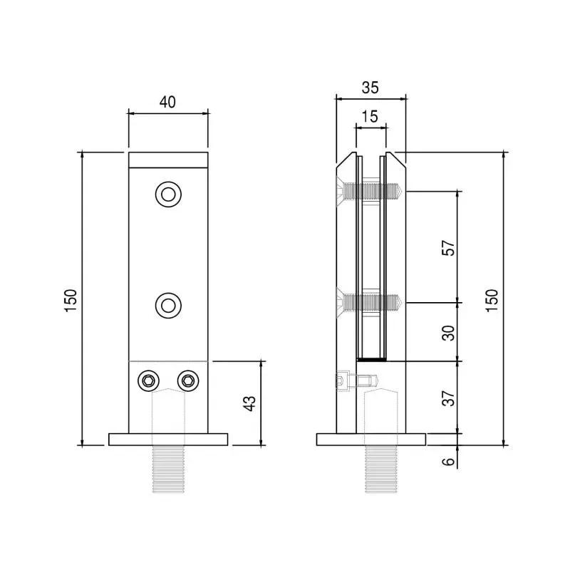 Ozone Spigot - OZRSP 150x40MM SSS 2
