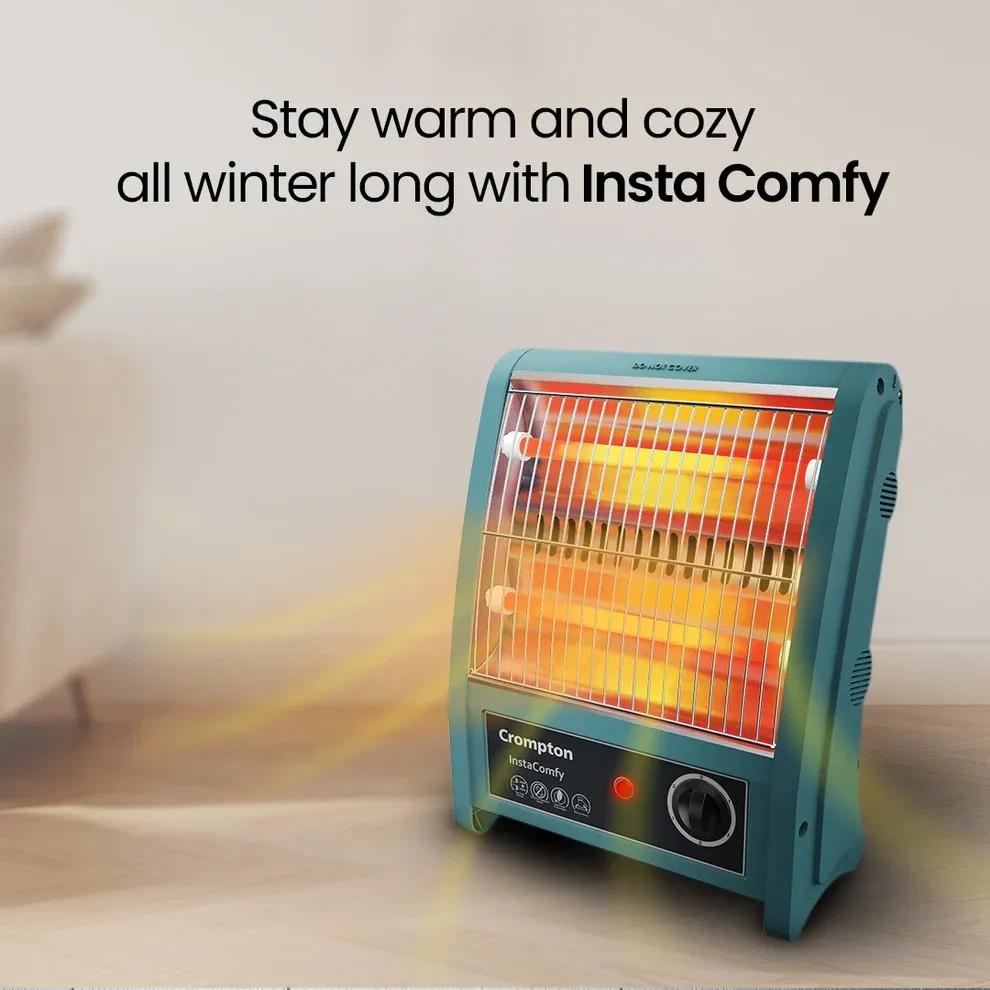 Crompton Insta Comfy 800 W Quartz Room Heater 1